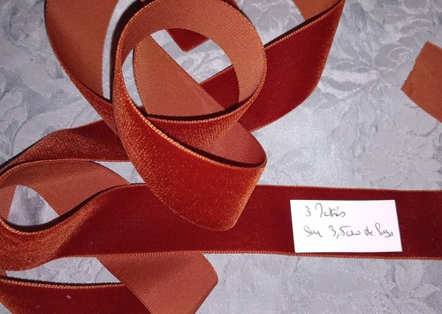 Ancien ruban velours - ruban, 3
