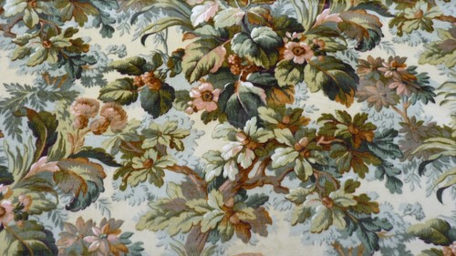 Ancien tissu velour vintage - ancien,