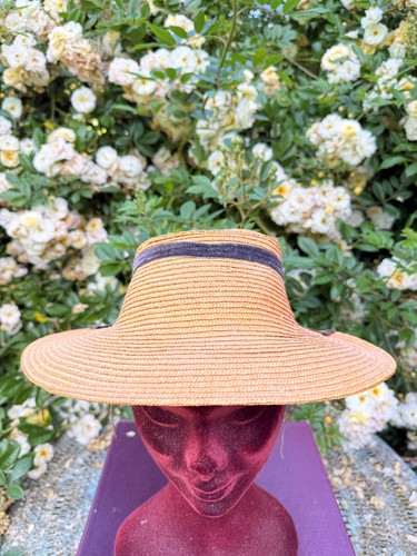 Beau chapeau ancien - , paille