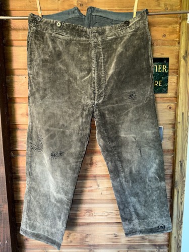 Ancien pantalon paysan velours