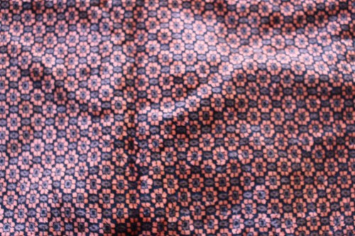 Ancien tissu velours fleurs - ancien, a